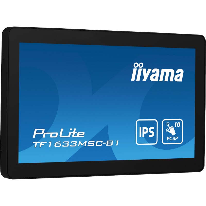 Buy iiyama ProLite TF1633MSC-B1 - 15.6" IPS PCAP Touch Monitor, Full HD, HDMI+DP... in Cyprus, Nicosia, Limassol, Larnaka, Pafos