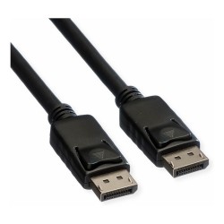 ROLINE DisplayPort Kabel. DP-DP. v1.2. ST - ST. TPE. schwarz. 7.5 m — Buy in Cyprus with Fast Delivery