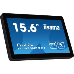 Buy iiyama ProLite TF1633MSC-B1 - 15.6" IPS PCAP Touch Monitor, Full HD, HDMI+DP... in Cyprus, Nicosia, Limassol, Larnaka, Pafos