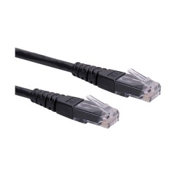 ROLINE Patchkabel Kat.6 Class E UTP schwarz 2m — Buy in Cyprus with Fast Delivery
