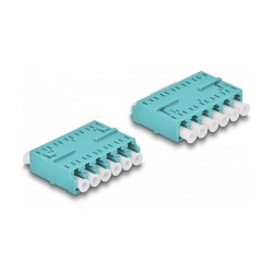 LWL Kupplung HD LC Hexaplex Buchse zu LC Hexaplex Buchse aqua — Buy in Cyprus with Fast Delivery