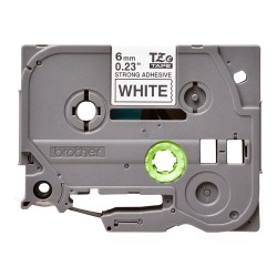 BROTHER P-Touch TZE-S211 schwarz auf weiss 6mm extra gluey — Buy in Cyprus with Fast Delivery