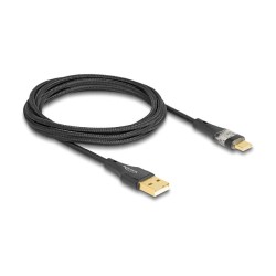 DELOCK USB 2.0 Kabel Typ-A St. zu USB Type-C St. 60 W 2 m — Buy in Cyprus with Fast Delivery