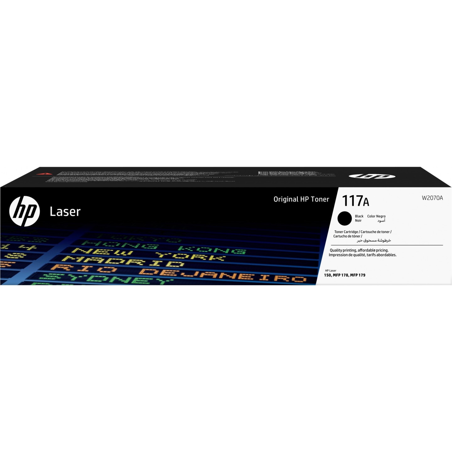 HP 117A Original Toner Cartridge - W2070A - Black, Standard Yield (1000 pages) — Buy in Cyprus with Fast Delivery