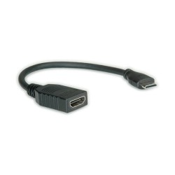 VALUE HDMI High Speed Kabel mit Ethernet HDMI BU - Mini HDMI ST 0.15m — Buy in Cyprus with Fast Delivery