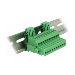 Terminalblock Set für Hutschienen 10 Pin mit Schraubverriegelung — Buy in Cyprus with Fast Delivery