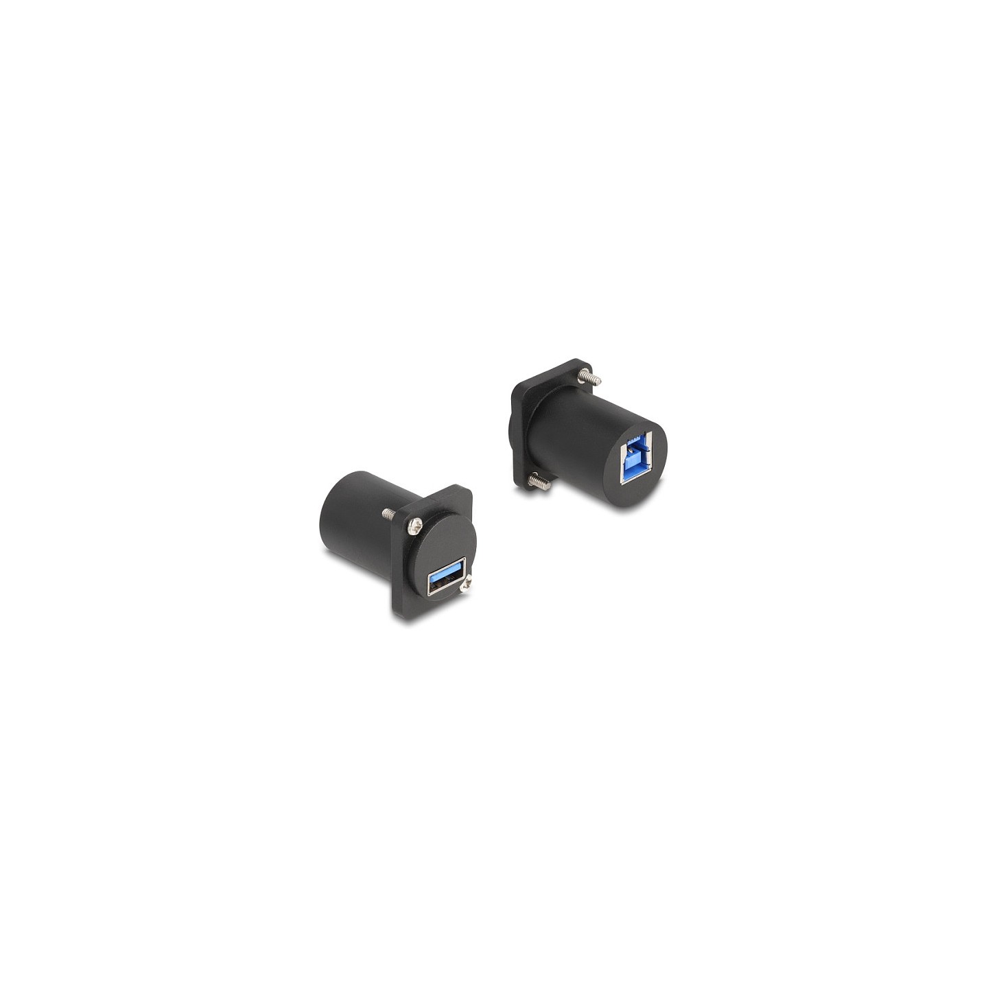 Delock D-Typ Modul USB 5 Gbps Typ-A Buchse zu Typ-B Buchse mit Schrauben schwarz — Buy in Cyprus with Fast Delivery