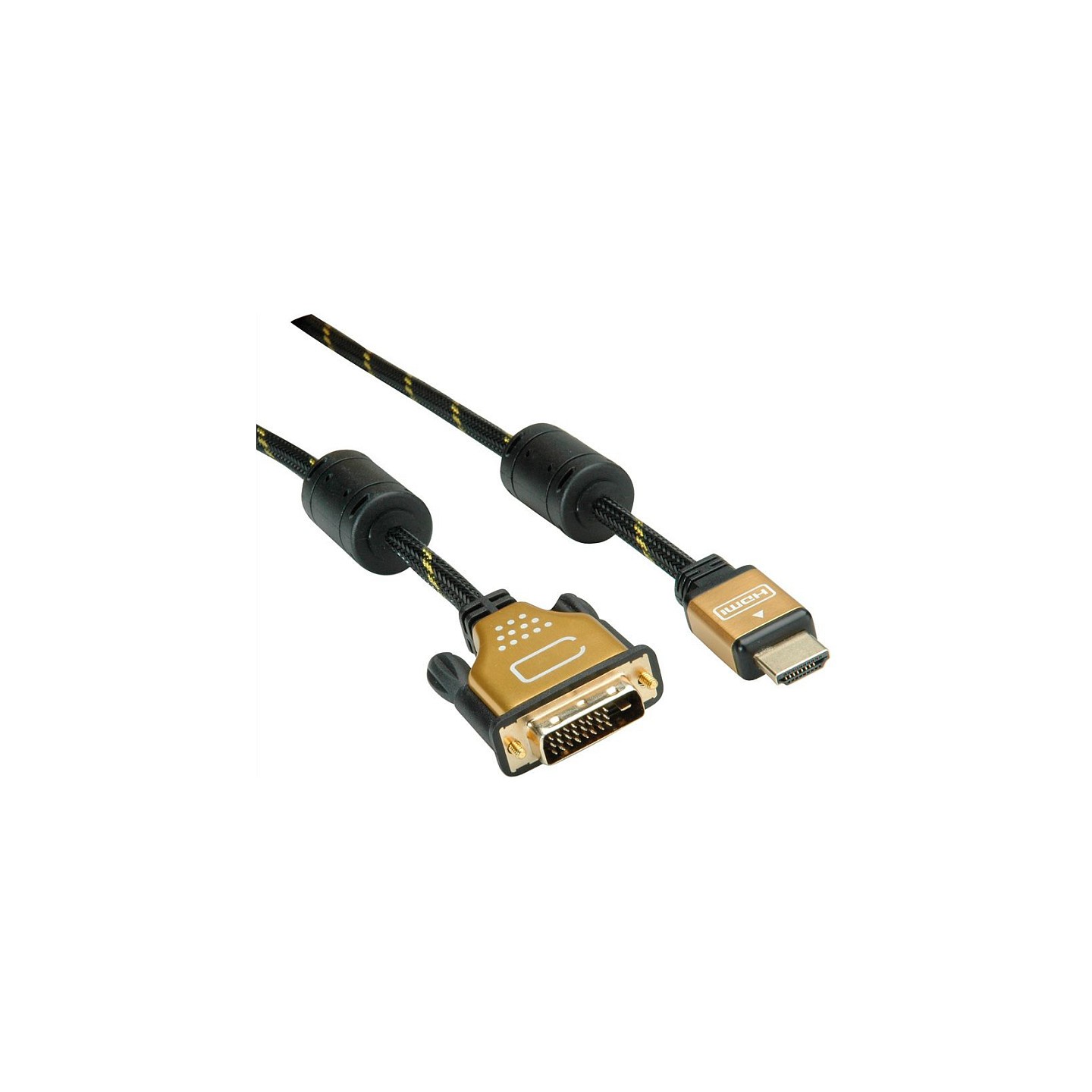 ROLINE GOLD Monitorkabel DVI (24+1) - HDMI. ST ST. 7.5 m — Buy in Cyprus with Fast Delivery