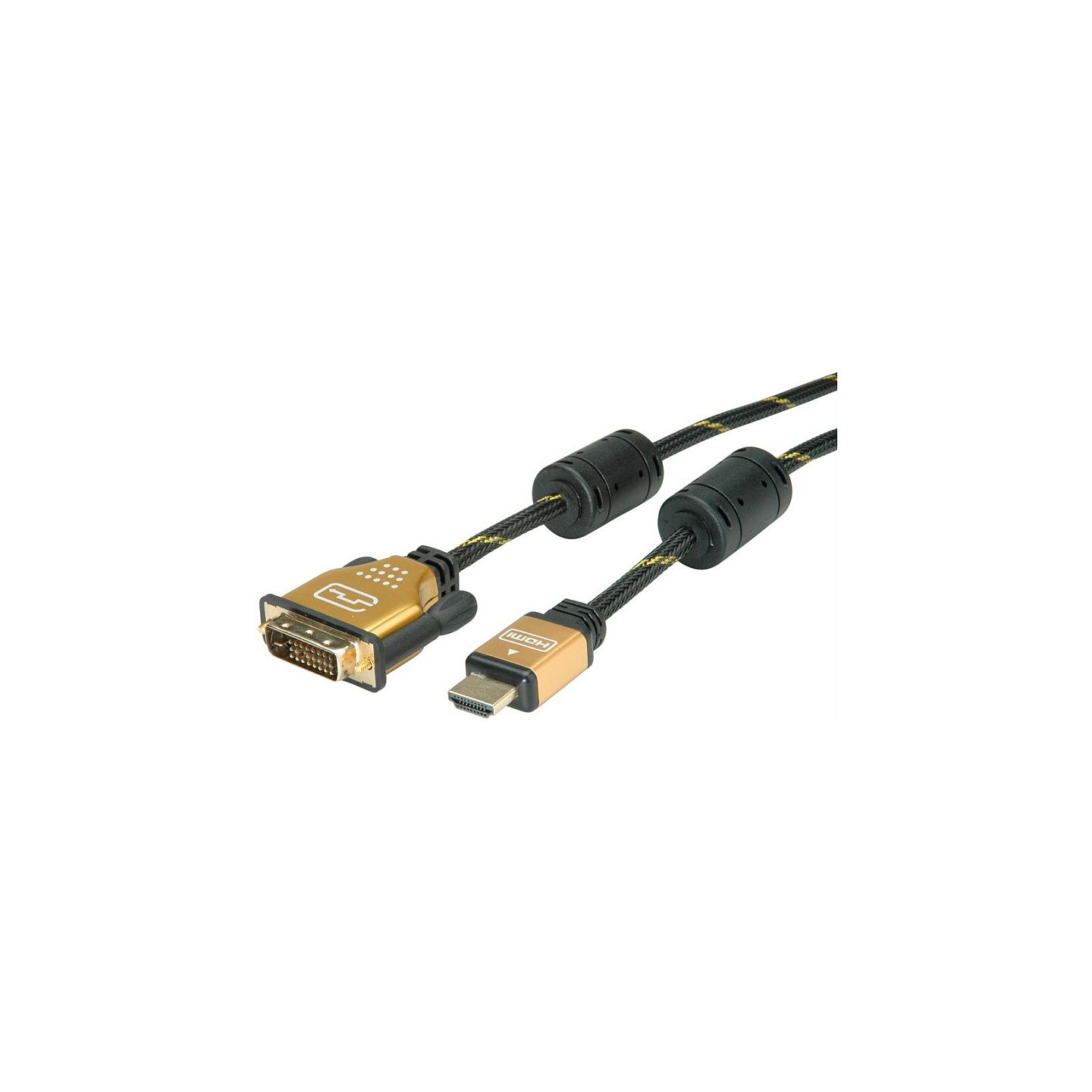 ROLINE GOLD Monitorkabel DVI (24+1) - HDMI. ST ST. 7.5 m — Buy in Cyprus with Fast Delivery