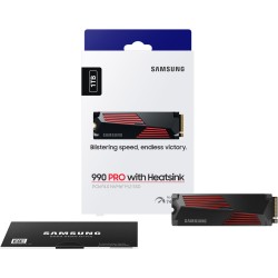 Buy Samsung 990 PRO Heatsink - MZ-V9P1T0 - 1TB M.2 2280 NVMe PCIe Gen4 x4, up to... in Cyprus, Nicosia, Limassol, Larnaka, Pafos