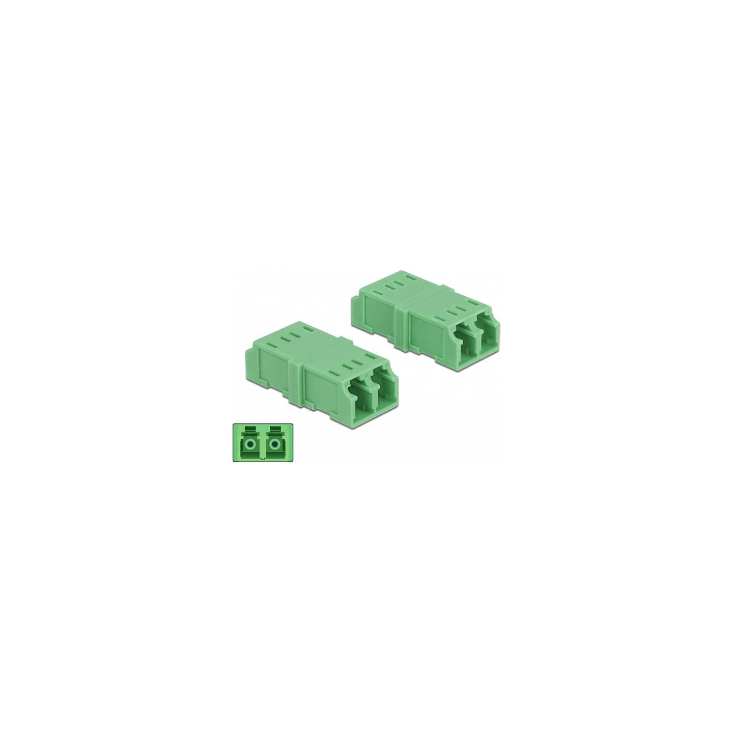 Delock LWL Kupplung LC Duplex Buchse zu LC Duplex Buchse 4 Stück — Buy in Cyprus with Fast Delivery