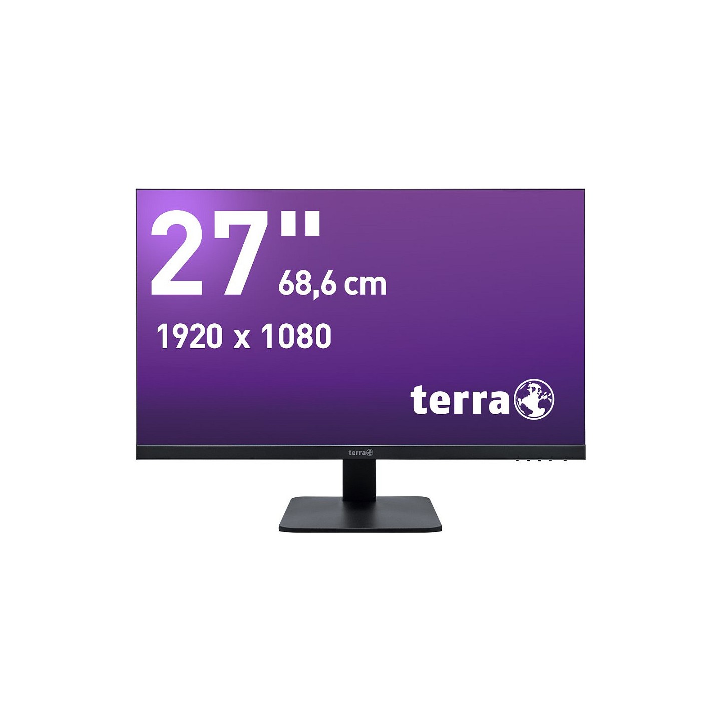 68.6cm 27' (1920x1080) Terra 2727W V2 16:9 FHD VA 5ms HDMI DP Speaker Black — Buy in Cyprus with Fast Delivery