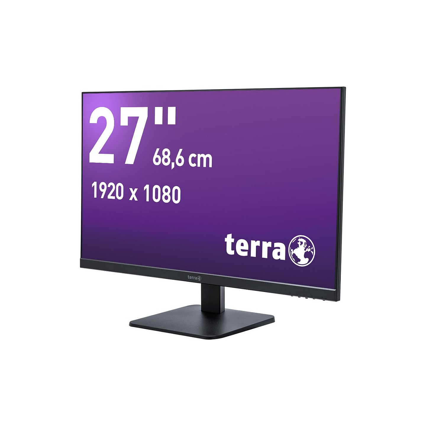 68.6cm 27' (1920x1080) Terra 2727W V2 16:9 FHD VA 5ms HDMI DP Speaker Black — Buy in Cyprus with Fast Delivery