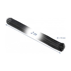 Geflechtschlauch selbstschließend 2 m x 19 mm schwarz — Buy in Cyprus with Fast Delivery