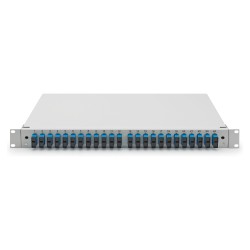 DIGITUS LWL Spleißbox 1HE bestückt 24x SC DX OS2 grau — Buy in Cyprus with Fast Delivery