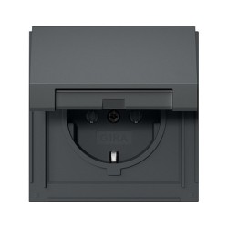 GIRA 445467 SCHUKO KD Gira TX_44 Anthrazit — Buy in Cyprus with Fast Delivery