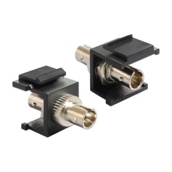 Keystone Modul ST Simplex Buchse to ST Simplex Buchse schwarz — Buy in Cyprus with Fast Delivery