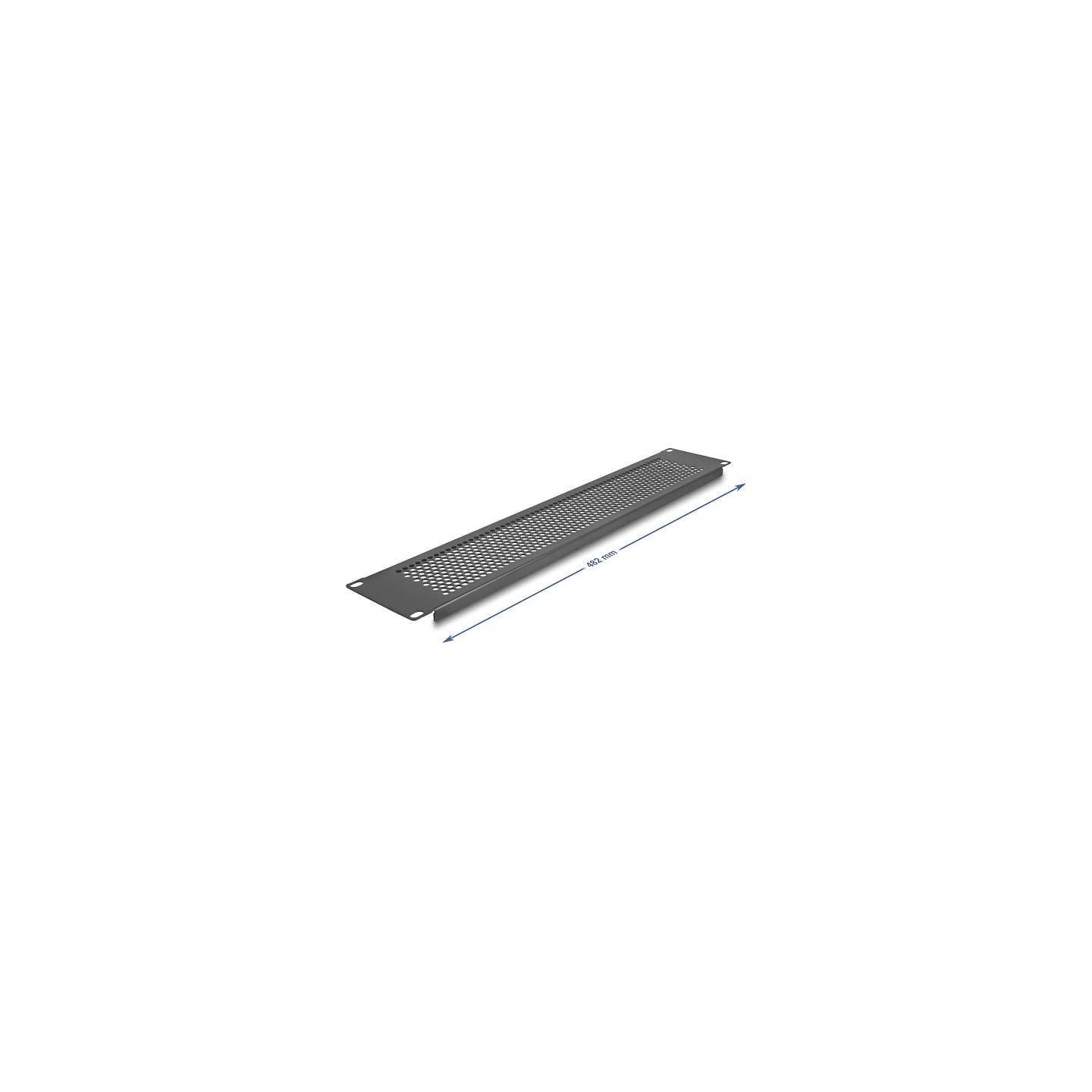 19? Blindpanel mit runden Löchern 2 HE schwarz — Buy in Cyprus with Fast Delivery
