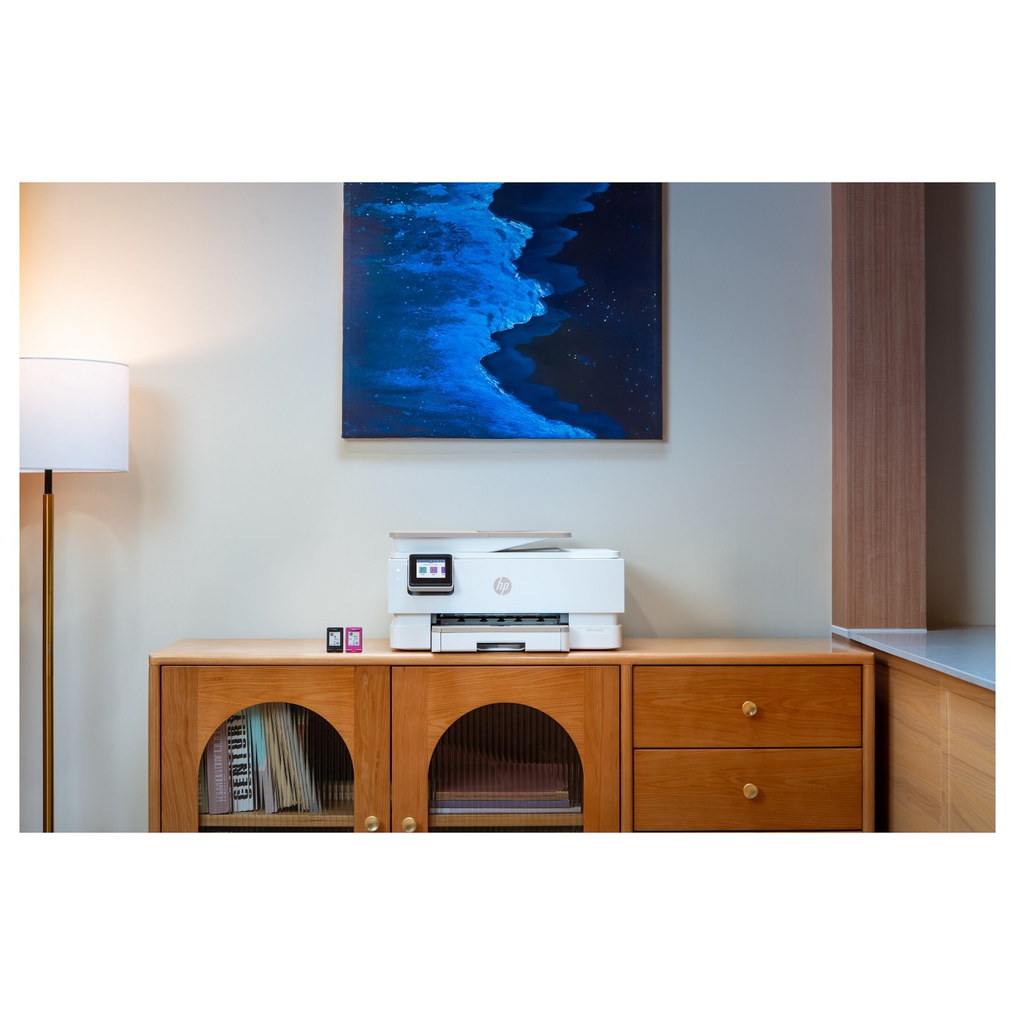 T HP Envy Photo 7930 All-in-One Color Inkjet 10ppm Print Scan Copy Photo Printer USB 2.0 Wi-Fi