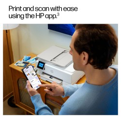 T HP Envy Photo 7930 All-in-One Color Inkjet 10ppm Print Scan Copy Photo Printer USB 2.0 Wi-Fi