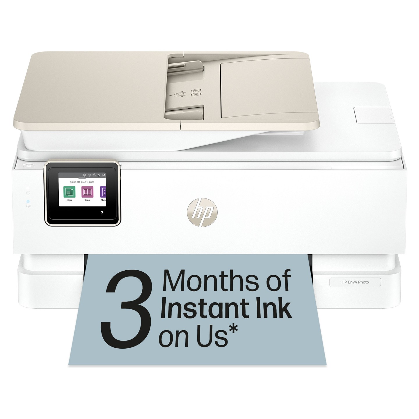 T HP Envy Photo 7930 All-in-One Color Inkjet 10ppm Print Scan Copy Photo Printer USB 2.0 Wi-Fi