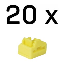 LINDY RJ45 Port Schlösser GELB. 20 Stück — Buy in Cyprus with Fast Delivery