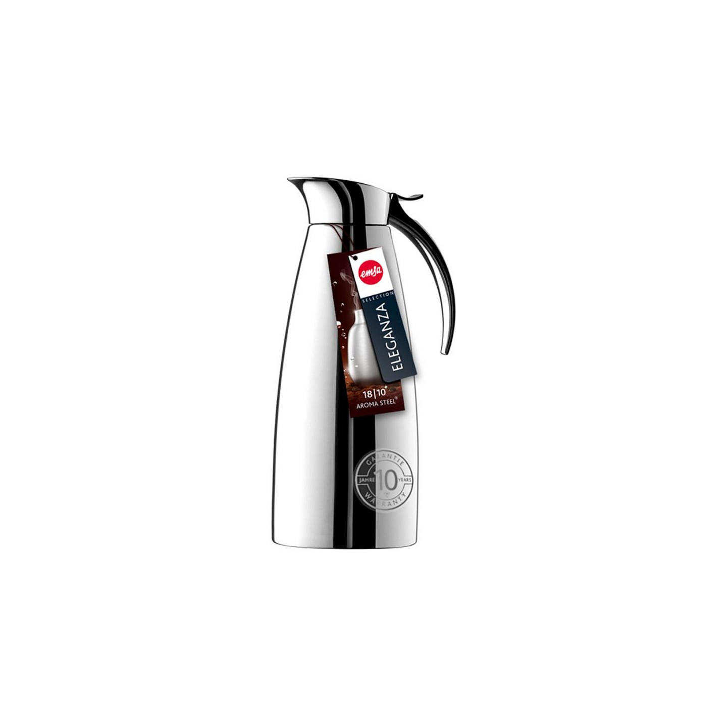 Emsa 502488 Isolierkanne. Edelstahl. 0.6 Liter. Easy Open Verschluss. Eleganza — Buy in Cyprus with Fast Delivery