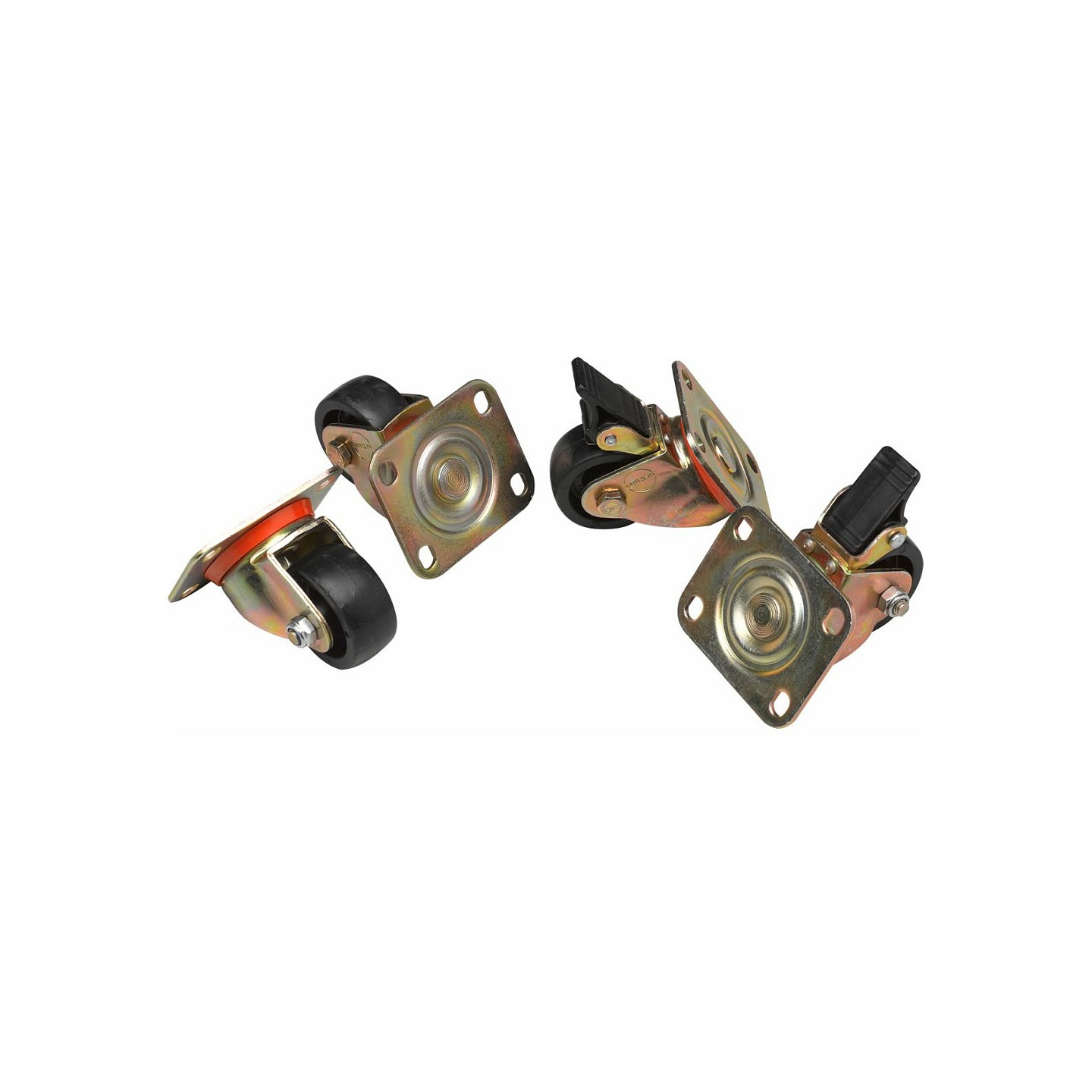 Equip EZW-2 4xRäder für Serverschränke 75mm gold — Buy in Cyprus with Fast Delivery