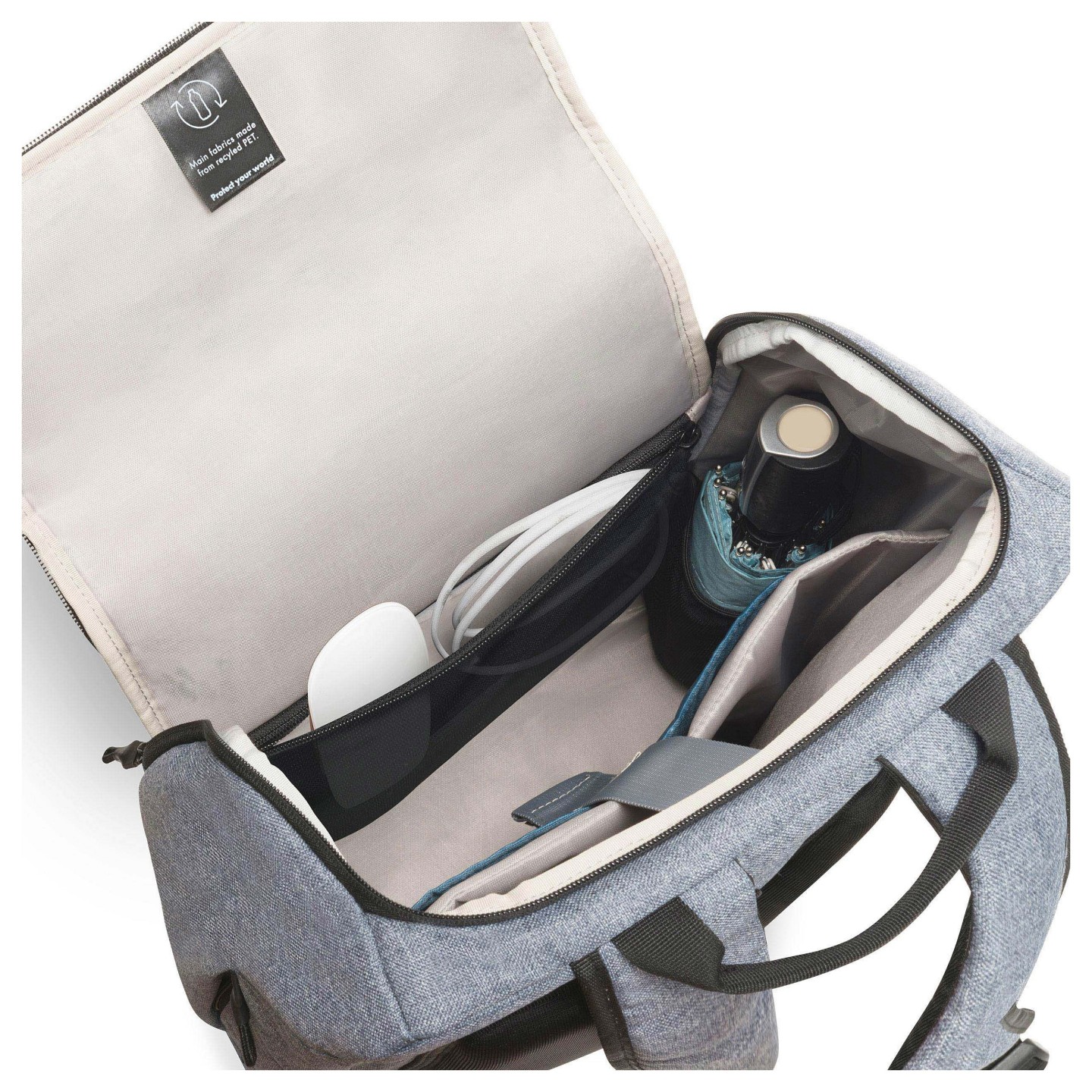 Dicota Eco Backpack MOTION 13 - 15.6' Blue Denim — Buy in Cyprus with Fast Delivery