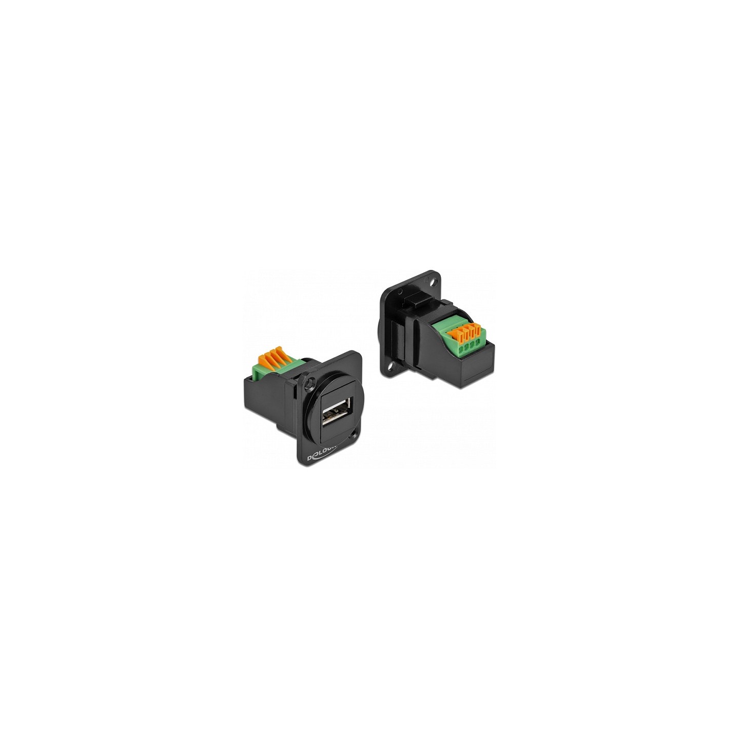 DELOCK D-Typ Modul USB 2.0 Typ-A Buchse zu Terminalblock — Buy in Cyprus with Fast Delivery