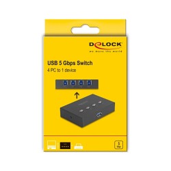 USB 5 Gbps Switch für 4 PC an 1 Gerät — Buy in Cyprus with Fast Delivery