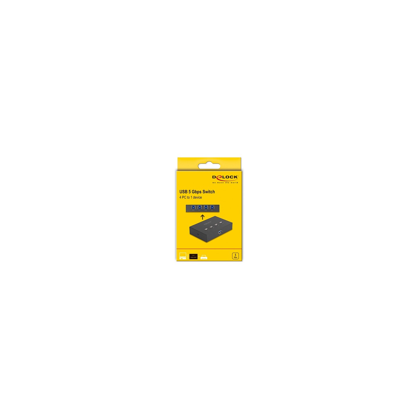 USB 5 Gbps Switch für 4 PC an 1 Gerät — Buy in Cyprus with Fast Delivery