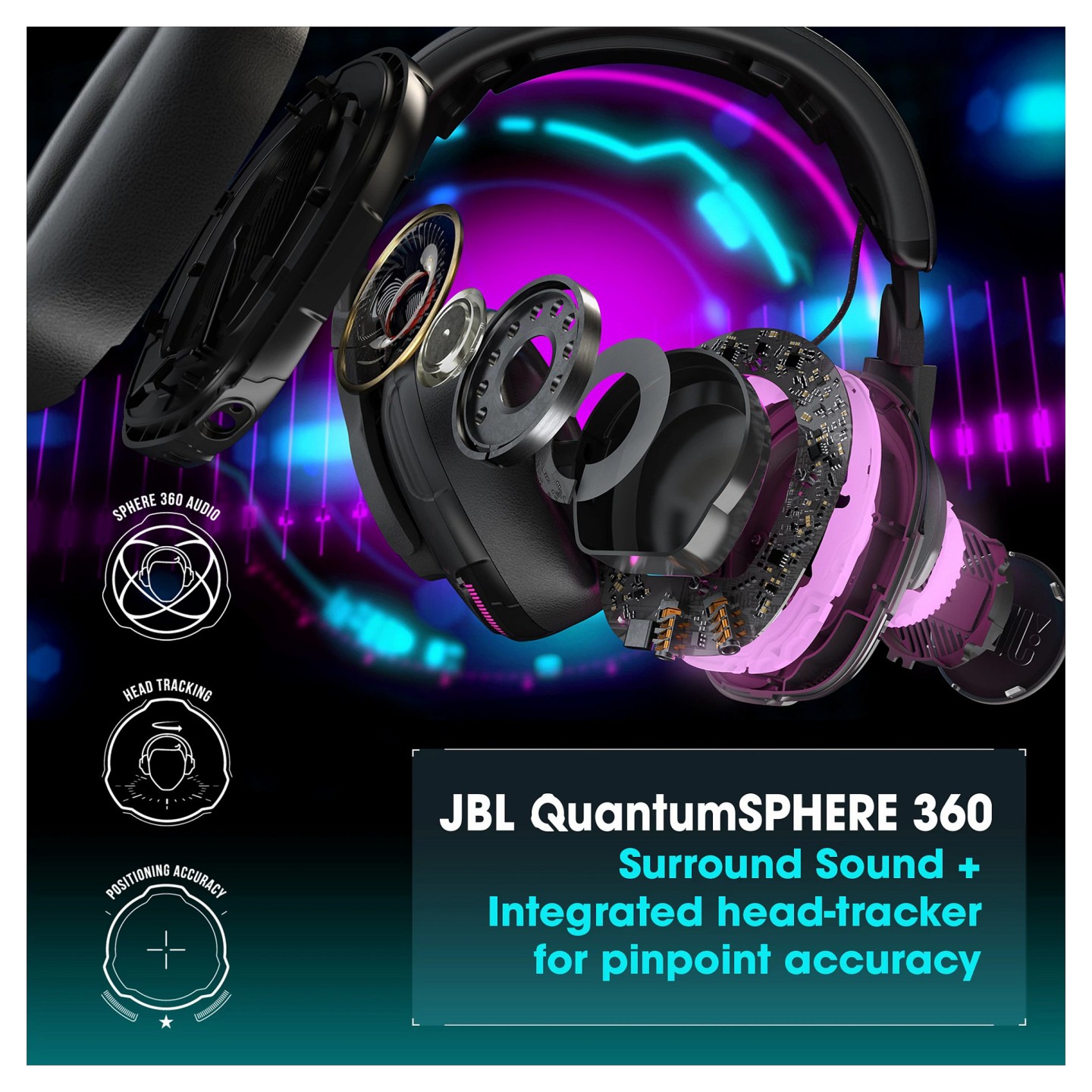 JBL Quantum One Wired Over-Ear-Gaming-Headset. Schwarz — Buy in Cyprus with Fast Delivery