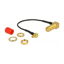 DELOCK Antennenkabel SMA 90 Buchse zum Einbau to MMCX 90 Stecker 10cm 1.37 Gewindelnge 13mm — Buy in Cyprus with Fast Delivery