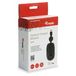 Equip Optische Maus USB Travel Rechts-Linkshänder 0.8m sw — Buy in Cyprus with Fast Delivery
