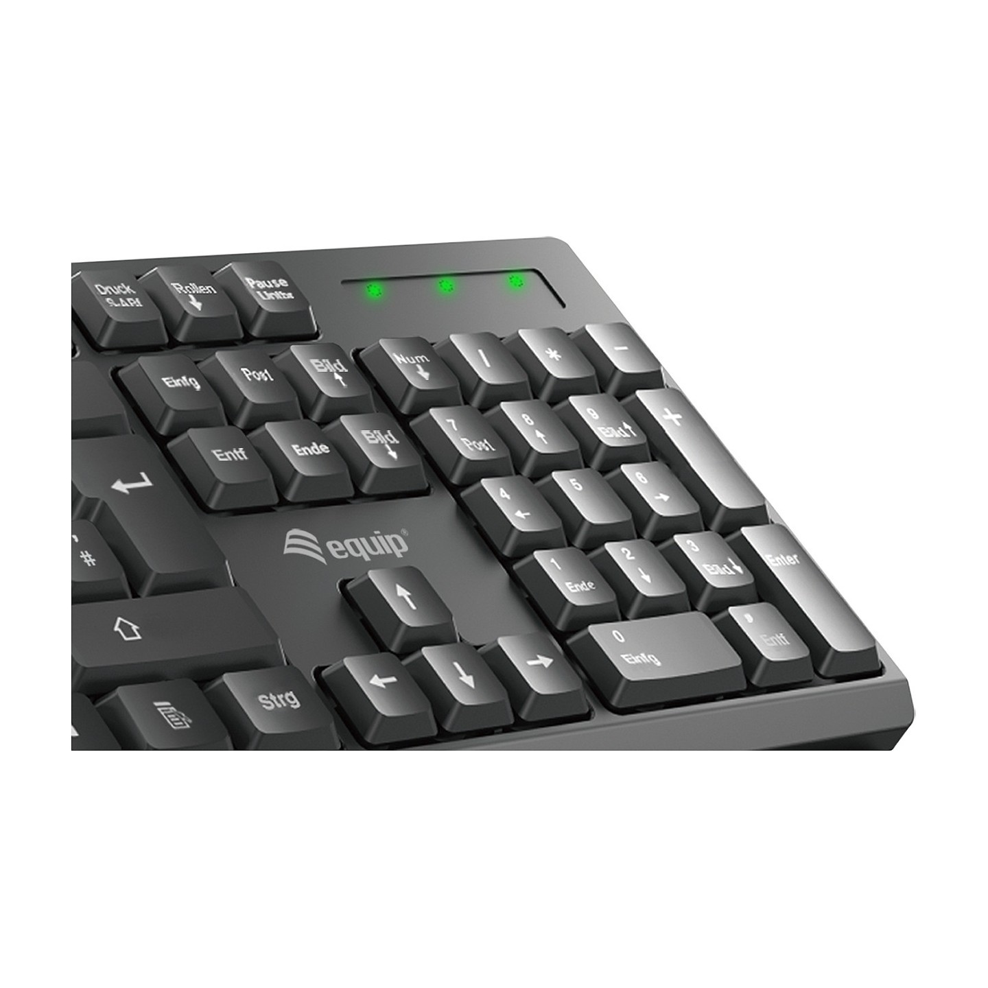 Equip Wireless Tastatur + Maus. Layout italienisch schwarz — Buy in Cyprus with Fast Delivery