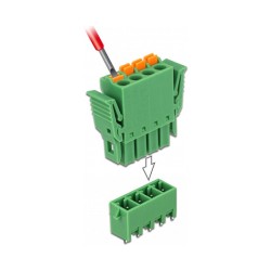 Terminalblock Set für Platine 4 Pin 3.81 mm Rastermaß vertikal — Buy in Cyprus with Fast Delivery