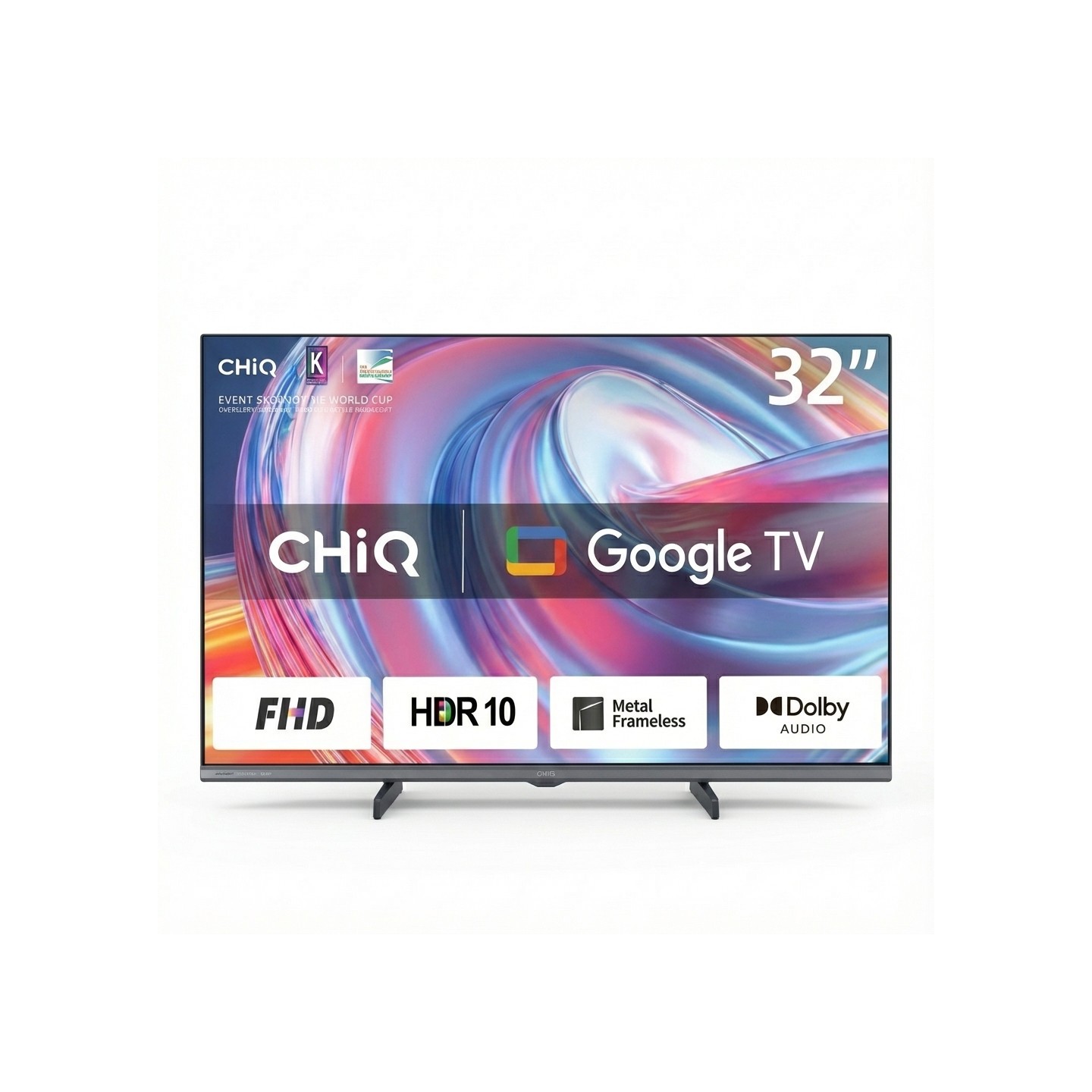Chiq L32FM9V 32' 80cm 16:9 FHD LED Google TV bk — Buy in Cyprus with Fast Delivery
