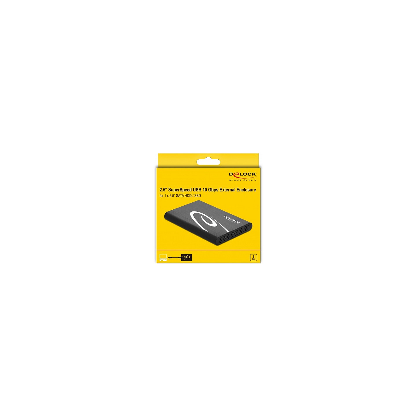 Externes Gehäuse für 2.5? SATA HDD SSD mit SuperSpeed USB 10 Gbps (USB 3.1 Gen 2) — Buy in Cyprus with Fast Delivery