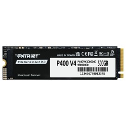 M.2 500GB Patriot P400 PCIe 4.0 5000 3000 Heatsink — Buy in Cyprus with Fast Delivery
