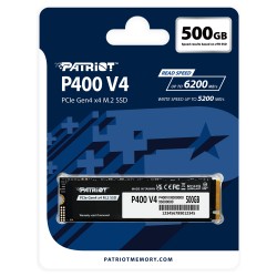 M.2 500GB Patriot P400 PCIe 4.0 5000 3000 Heatsink — Buy in Cyprus with Fast Delivery