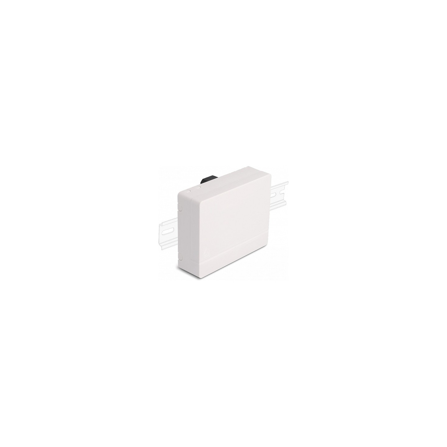 LWL Anschlussdose für Hutschiene 4 x SC Simplex oder LC Duplex weiß — Buy in Cyprus with Fast Delivery