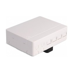 LWL Anschlussdose für Hutschiene 4 x SC Simplex oder LC Duplex weiß — Buy in Cyprus with Fast Delivery