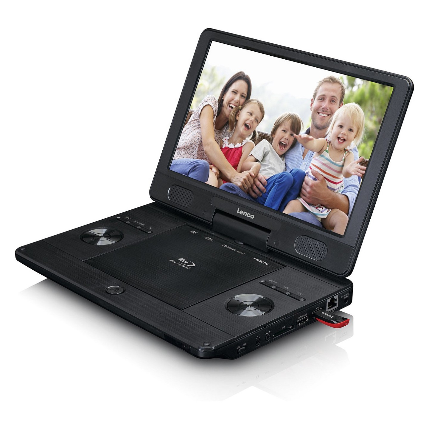 LENCO BRP-1150BK tragbarer 11.5' Bluray DVD Player — Buy in Cyprus with Fast Delivery