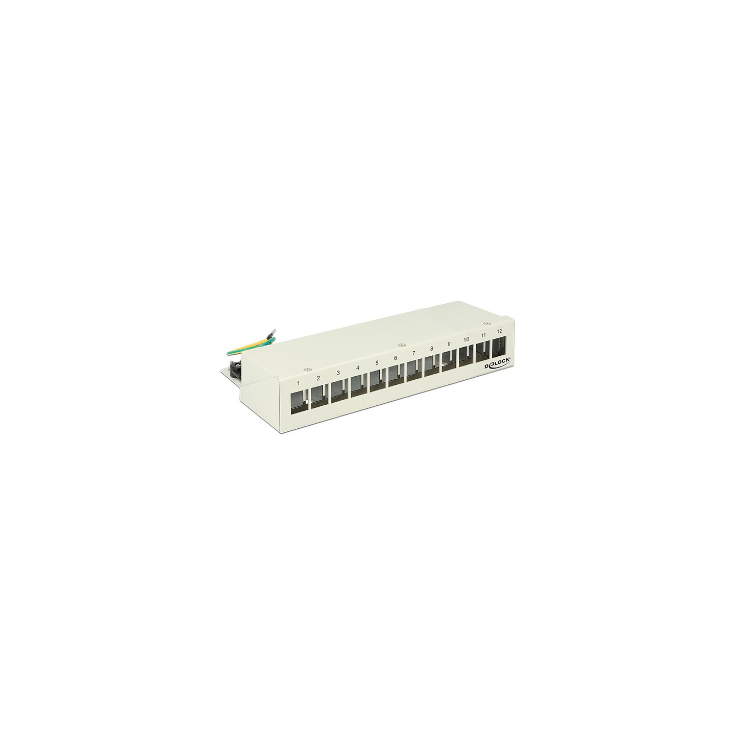 Keystone Desktop Patchpanel 12 Port grau — Buy in Cyprus with Fast Delivery
