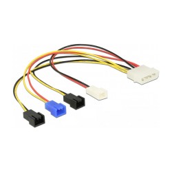 Kabel Stromversorgung Molex 4 Pin Stecker to 4 x 2 Pin Lüfter (12 V 7 V 5 V) 20 cm — Buy in Cyprus with Fast Delivery