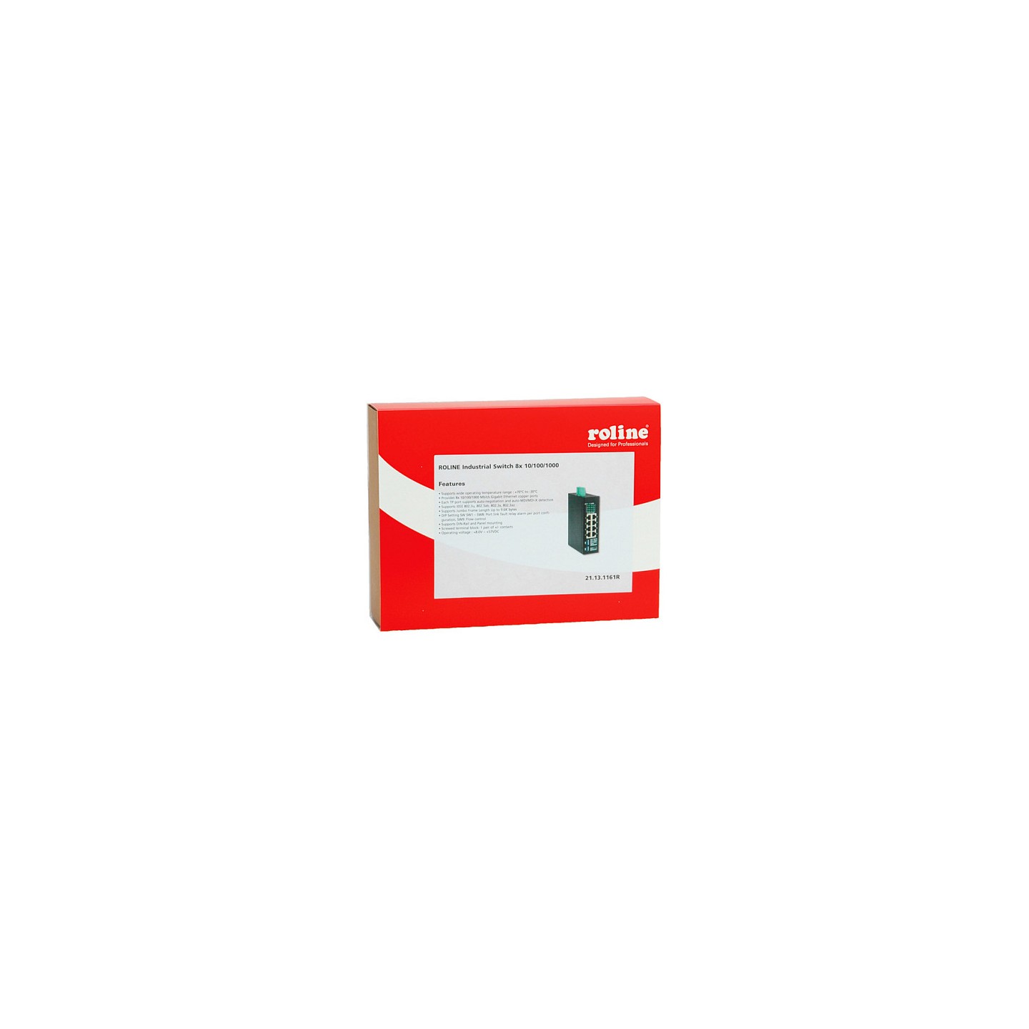 ROLINE Industrie Gigabit Switch 8x RJ-45 — Buy in Cyprus with Fast Delivery