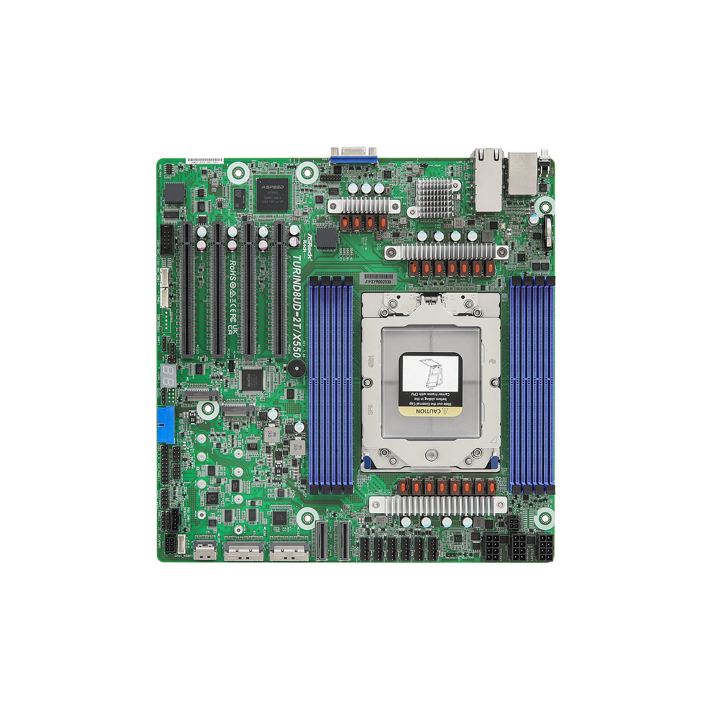 ASRock Mainboard TURIND8UD-2T X550 Deep Micro-ATX Sockel SP5 Single — Buy in Cyprus with Fast Delivery