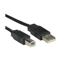 ROLINE USB 2.0 Notebook-Flachkabel. Typ A-B. schwarz. 1.8 m — Buy in Cyprus with Fast Delivery