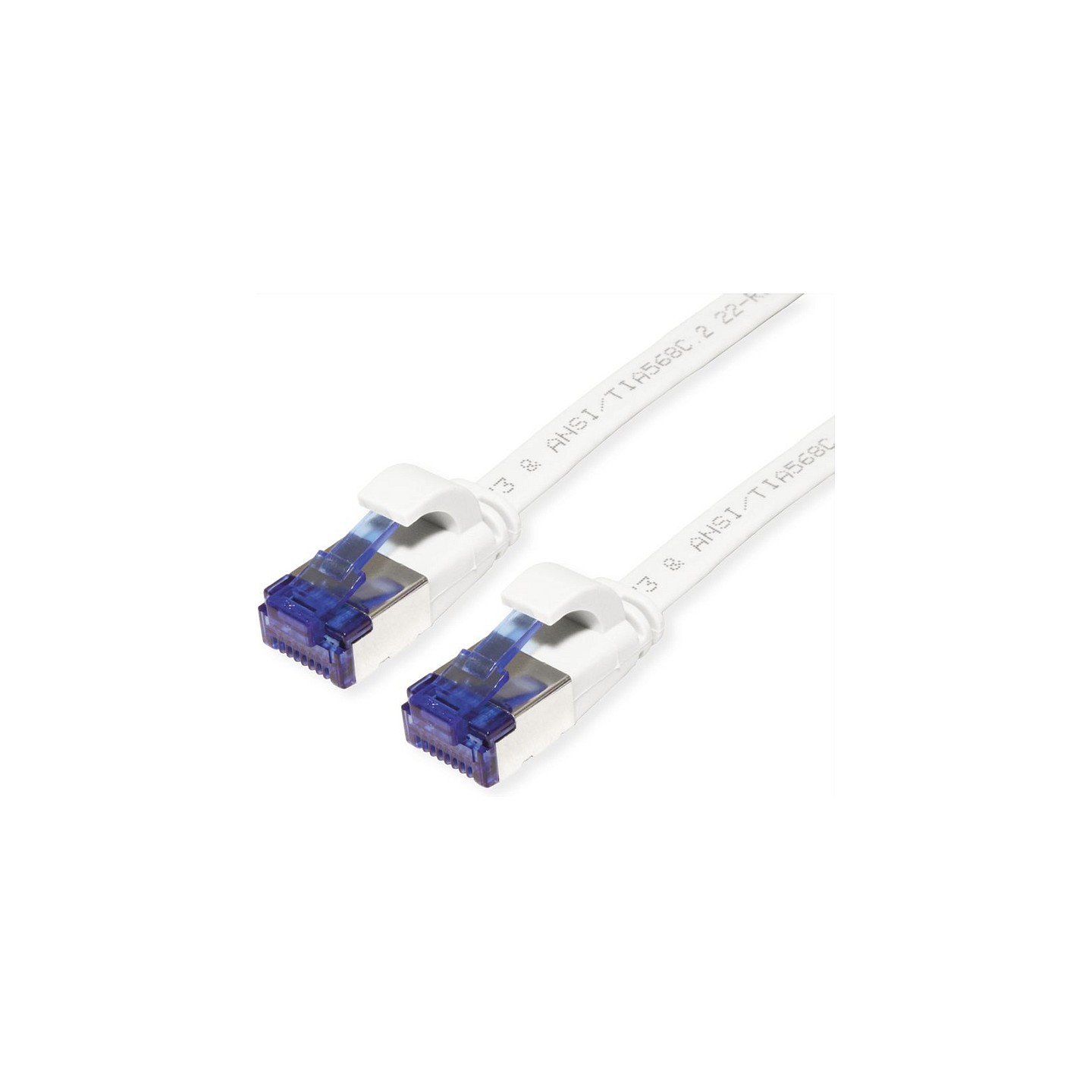 VALUE Patchkabel Cat.6A (Class EA) FTP. extra-flach. wei. 1.5 m — Buy in Cyprus with Fast Delivery